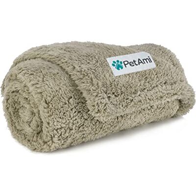 PetAmi Coperta impermeabile e soffice per cani di taglia piccola e media, morbida e calda, a prova di pipì, reversibile, per letto di gatti e cuccioli, cuscino lavabile in peluche (cammello tortora, PetAmi Coperta impermeabile e soffice per cani di taglia piccola e media, morbida e calda, a prova di pipì, reversibile, per letto di gatti e cuccioli, cuscino lavabile in peluche (cammello tortora,