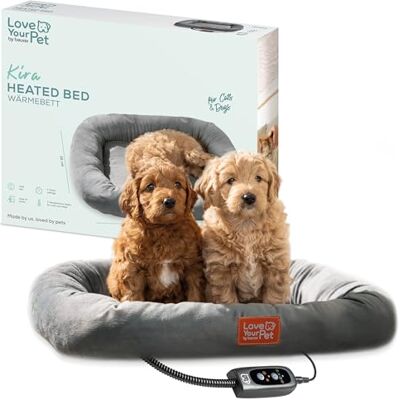 Beurer Love Your Pet Cuccia Termica "Kira" per Animali, Cuccia Riscaldante per Cani e Gatti con Timer e 2 Livelli di Calore, Sfoderabile, Lavabile, Impermeabile, Antigraffio e Sicura 58x50 cm Beurer Love Your Pet Cuccia Termica "Kira" per Animali, Cuccia Riscaldante per Cani e Gatti con Timer e 2 Livelli di Calore, Sfoderabile, Lavabile, Impermeabile, Antigraffio e Sicura 58x50 cm