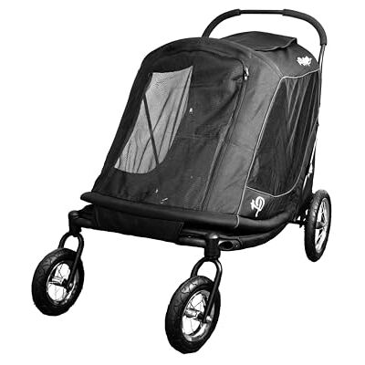 PETIQUE Apollo 3-in-1 Pet Stroller Carrozza per Cani Passeggino per Cani Carrozzina per Cani Ruote per Cani Pieghevole e Portatile per Cani e Gatti di Taglia Media e Grande PETIQUE Apollo 3-in-1 Pet Stroller Carrozza per Cani Passeggino per Cani Carrozzina per Cani Ruote per Cani Pieghevole e Portatile per Cani e Gatti di Taglia Media e Grande