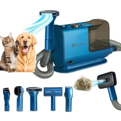 BEHOME Aspirazione e Toelettatura Cani e Gatti, Aspirapolvere Cane e Gatto, Aspiraione Peli Animali e Aspirapelo, Tosatrice professionale 6 accessori, Silenzioso BEHOME Aspirazione e Toelettatura Cani e Gatti, Aspirapolvere Cane e Gatto, Aspiraione Peli Animali e Aspirapelo, Tosatrice professionale 6 accessori, Silenzioso