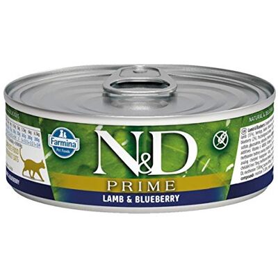 Farmina ND Cat Prime Cordino Scatola 12X80GR (NDR), plastica Farmina ND Cat Prime Cordino Scatola 12X80GR (NDR), plastica