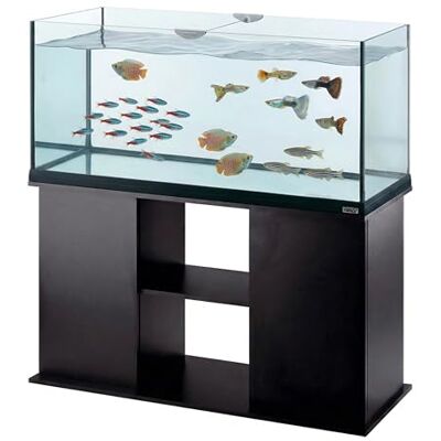 Hydor Mobile per Acquari STAND CAYMAN 110, in Legno, Ante Push-Pull, Resistente all'Acqua, Piedini Regolabili, Nero Hydor Mobile per Acquari STAND CAYMAN 110, in Legno, Ante Push-Pull, Resistente all'Acqua, Piedini Regolabili, Nero