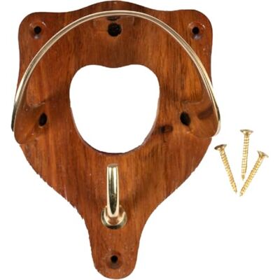 HKM Porta briglie in legno e ottone Ottone One Size HKM Porta briglie in legno e ottone Ottone One Size