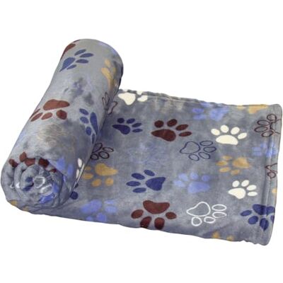 Nobby Plaid in pile Lissi Classic grigio scuro L x L 50 x 75 cm Nobby Plaid in pile Lissi Classic grigio scuro L x L 50 x 75 cm