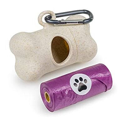 Petface Planet Dispenser per sacchetti per cacca, con 20 sacchetti compostabili non profumati per cani Petface Planet Dispenser per sacchetti per cacca, con 20 sacchetti compostabili non profumati per cani