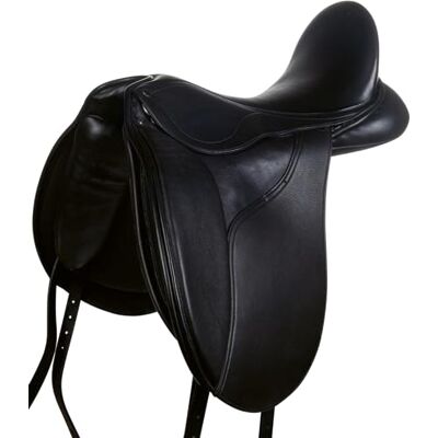 HKM Selle da dressage- Selle da dressage Nero 16,5 HKM Selle da dressage- Selle da dressage Nero 16,5