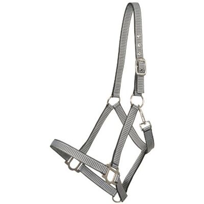 PFIFF 100945-57-Full Briglia Sintetica, Motivo a Righe, Multicolore (Gris/Gris Transparent), Warmblood/Complet PFIFF 100945-57-Full Briglia Sintetica, Motivo a Righe, Multicolore (Gris/Gris Transparent), Warmblood/Complet