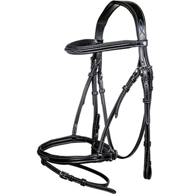 HKM Jolie Trensen 9100 Gomitolo di Sangue Caldo, Colore: Nero HKM Jolie Trensen 9100 Gomitolo di Sangue Caldo, Colore: Nero