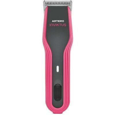 ARTERO Inviktus tosatrice per cani senza filo, attacco A5, fucsia Motore brushless a 2 velocità, bassa vibrazione, 240 minuti di autonomia, lama ceramica n. 10 di serie ARTERO Inviktus tosatrice per cani senza filo, attacco A5, fucsia Motore brushless a 2 velocità, bassa vibrazione, 240 minuti di autonomia, lama ceramica n. 10 di serie