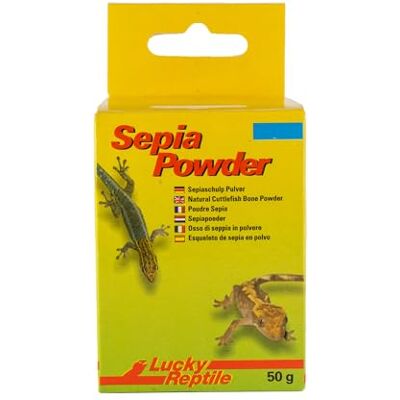 Lucky Reptile bcs-31 bio Calcium Sepia in Polvere, 50 g Lucky Reptile bcs-31 bio Calcium Sepia in Polvere, 50 g