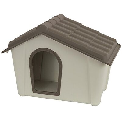 ARTPLAST Casetta per cani - Resina 79x59x61 cm Beige/Tortora ARTPLAST Casetta per cani - Resina 79x59x61 cm Beige/Tortora