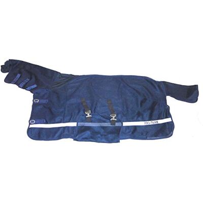 HKM PRO TEAM 4487 Coperta per cavallo, lunghezza dorso: 165 cm, colore: Blu scuro HKM PRO TEAM 4487 Coperta per cavallo, lunghezza dorso: 165 cm, colore: Blu scuro