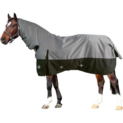 HKM Scandinavia Coperte per Cavallo Grigio/Nero 155 HKM Scandinavia Coperte per Cavallo Grigio/Nero 155