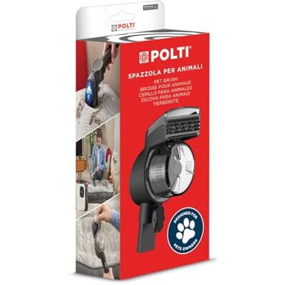 Polti Accessori, , Spazzola Animali Per StainOver, per Rimuovere Peli e Sporco da Imbottiti e tessuti, con Serbatoio per Raccolta Peli Polti Accessori, , Spazzola Animali Per StainOver, per Rimuovere Peli e Sporco da Imbottiti e tessuti, con Serbatoio per Raccolta Peli