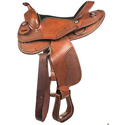 HKM Western Austin Sellino Western da 16", colore: Marrone HKM Western Austin Sellino Western da 16", colore: Marrone