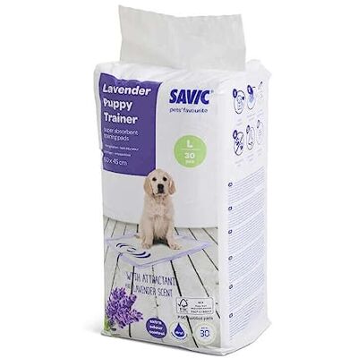 Pannolini addestramento cucciolo Savic con lavanda - Large Pannolini addestramento cucciolo Savic con lavanda - Large