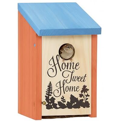 Relaxdays Nido Artificiale Uccellini Home Tweet Home Legno, da Appendere Decorativo HLP: 21,5 x 12 x 15,2 cm Rosso Verde Relaxdays Nido Artificiale Uccellini Home Tweet Home Legno, da Appendere Decorativo HLP: 21,5 x 12 x 15,2 cm Rosso Verde