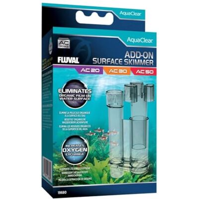 Fluval Skimmer Superficie per filtri Zaino per Acquario AquaClear AC 20/30/50 Fluval Skimmer Superficie per filtri Zaino per Acquario AquaClear AC 20/30/50