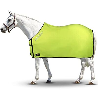 Horses , Coperta per Cavallo in Pile, Modello Basic, Morbida e Comoda, ideale per Trasporto e Dopo Lavoro, Giallo Canarino 155 cm Horses , Coperta per Cavallo in Pile, Modello Basic, Morbida e Comoda, ideale per Trasporto e Dopo Lavoro, Giallo Canarino 155 cm