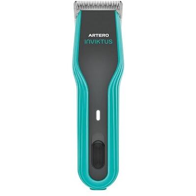 ARTERO Inviktus tosatrice per cani senza filo, attacco A5, turchese Motore brushless a 2 velocità, bassa vibrazione, 240 minuti di autonomia, lama ceramica n. 10 di serie ARTERO Inviktus tosatrice per cani senza filo, attacco A5, turchese Motore brushless a 2 velocità, bassa vibrazione, 240 minuti di autonomia, lama ceramica n. 10 di serie