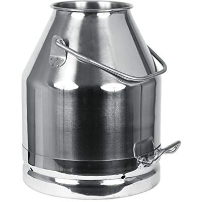 Kerbl Secchio per mungitura in acciaio inox, 25 l, tipo D Kerbl Secchio per mungitura in acciaio inox, 25 l, tipo D
