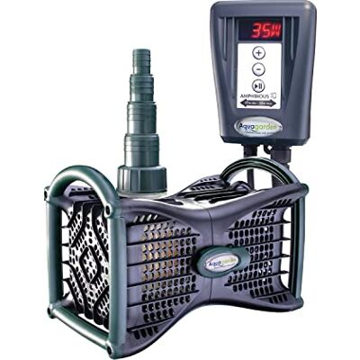 Aquagarden Energy Saver 3000-6000 Pompa dell'acqua digitale a risparmio energetico, con protezione del motore e protezione contro il funzionamento a secco, per laghetti fino a 6000 litri Aquagarden Energy Saver 3000-6000 Pompa dell'acqua digitale a risparmio energetico, con protezione del motore e protezione contro il funzionamento a secco, per laghetti fino a 6000 litri