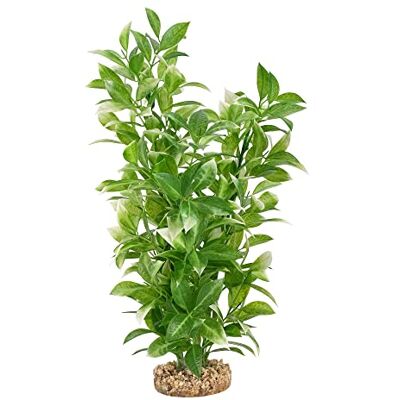 Fluval Aqualife Pianta di Ludwigia con punta bianca, decorazione per acquario in plastica, 35,6 cm Fluval Aqualife Pianta di Ludwigia con punta bianca, decorazione per acquario in plastica, 35,6 cm