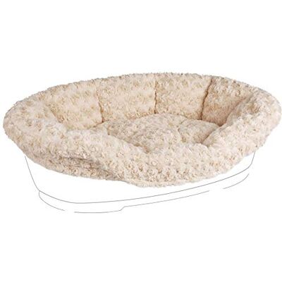 Flamingo Pet Products -Cuddly Fodera per letto Domus. 60/70 cm. Beige. Per Cane.-FL- Flamingo Pet Products -Cuddly Fodera per letto Domus. 60/70 cm. Beige. Per Cane.-FL-