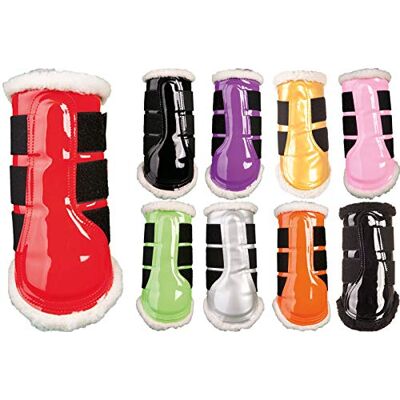 HKM Gamaschen Comfort Lack, Stivali da cavallerizzi Unisex-Adulto, Verde Fluo, Large HKM Gamaschen Comfort Lack, Stivali da cavallerizzi Unisex-Adulto, Verde Fluo, Large