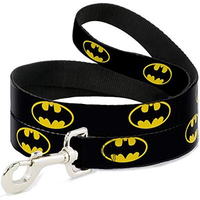 Buckle-Down Buckle Down dl-6ft-wbm001-w Nero/Giallo Batman Pet Leash, 6 Piedi Long-1.5 "Wide Buckle-Down Buckle Down dl-6ft-wbm001-w Nero/Giallo Batman Pet Leash, 6 Piedi Long-1.5 "Wide