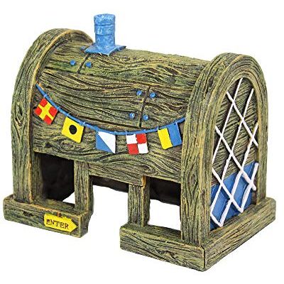 Penn-Plax Spongebob Squarepants Ornamento per acquario con licenza ufficiale – The Krusty Krab – Grande Penn-Plax Spongebob Squarepants Ornamento per acquario con licenza ufficiale – The Krusty Krab – Grande