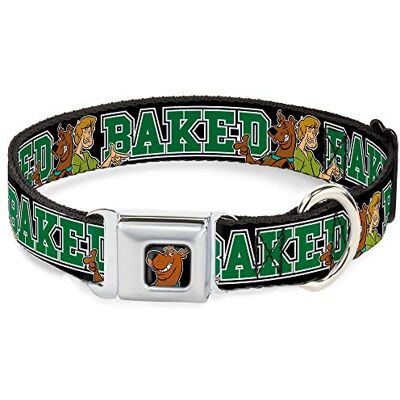 Buckle-Down Scooby Doo & Shaggy Pose/Baked Collare con Fibbia per Cintura di Sicurezza, Larghezza 2,5 cm, per Collo da 38,1 a 66 cm, Taglia L Buckle-Down Scooby Doo & Shaggy Pose/Baked Collare con Fibbia per Cintura di Sicurezza, Larghezza 2,5 cm, per Collo da 38,1 a 66 cm, Taglia L