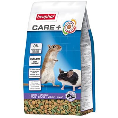 Beaphar Care + Gerbil & Mouse, Pieno Cibo per Gerbils & Topi, Confezione da (4 X 700 G) Beaphar Care + Gerbil & Mouse, Pieno Cibo per Gerbils & Topi, Confezione da (4 X 700 G)