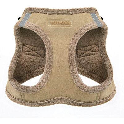 Best Pet Supplies Voyager Step-In Plush Pettorina Per Cani by Imbracatura per Cani di Piccola e Media Taglia, Tessuto Felpato, Caffelatte, S Petto 37-40 cm Best Pet Supplies Voyager Step-In Plush Pettorina Per Cani by Imbracatura per Cani di Piccola e Media Taglia, Tessuto Felpato, Caffelatte, S Petto 37-40 cm