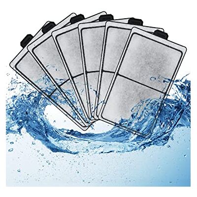 HiTauing Confezione da 6 cartucce filtranti PF-S per filtri di alimentazione Top Fin Silenstream PF10 HiTauing Confezione da 6 cartucce filtranti PF-S per filtri di alimentazione Top Fin Silenstream PF10