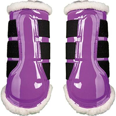 HKM Ghette per cavalli, misura M, colore: Lilla HKM Ghette per cavalli, misura M, colore: Lilla