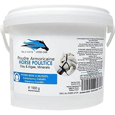 bleu & marine Bretania Impacco di Fango per Cavalli 1500g Benefici dell'Argilla Potere delle Alghe Rigenera le Cellule Sollievo con Ingredienti Naturali Cataplasma di Fango Naturale bleu & marine Bretania Impacco di Fango per Cavalli 1500g Benefici dell'Argilla Potere delle Alghe Rigenera le Cellule Sollievo con Ingredienti Naturali Cataplasma di Fango Naturale