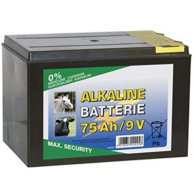 Kerbl TR- Batteria alcalina a Secco, 75 Ah, Colore: Trasparente Kerbl TR- Batteria alcalina a Secco, 75 Ah, Colore: Trasparente