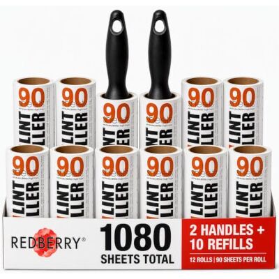 Redberry 1080 - Set di Fogli per Pelo di Animali - 162m, 12 Rotoli Redberry 1080 - Set di Fogli per Pelo di Animali - 162m, 12 Rotoli