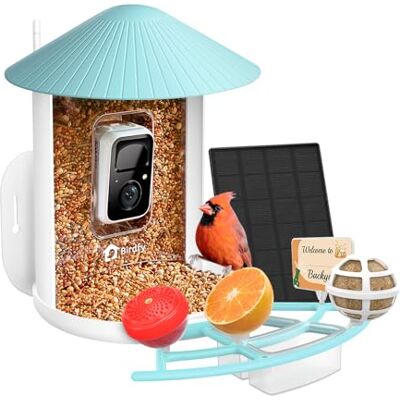 NETVUE Birdfy Pro Lite Vogelhaus mit Kamera, Vogelfutterstation mit Kamera & DIY Multifunktionsständer, Futterstationen für Wildvögel, Vogelfutterspender mit Meisenknödelhalter, Wasser/Gelee Feeder NETVUE Birdfy Pro Lite Vogelhaus mit Kamera, Vogelfutterstation mit Kamera & DIY Multifunktionsständer, Futterstationen für Wildvögel, Vogelfutterspender mit Meisenknödelhalter, Wasser/Gelee Feeder
