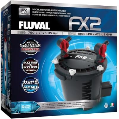 Fluval Filtro esterno per acquario FX2 Fluval Filtro esterno per acquario FX2