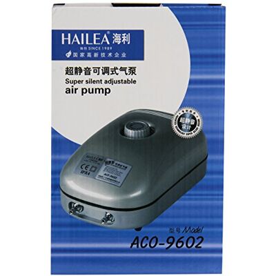 Hailea Aco Serie Pompa ad Aria 9602, Grigio Hailea Aco Serie Pompa ad Aria 9602, Grigio