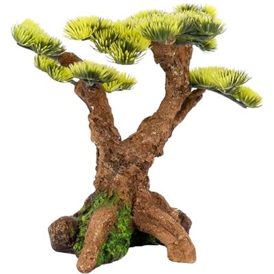 CLASSIC Bonsai fiorito, ornamento per acquario, aspetto naturale, decorazione per acquario con dettagli realistici, 180 x 175 x 170 mm CLASSIC Bonsai fiorito, ornamento per acquario, aspetto naturale, decorazione per acquario con dettagli realistici, 180 x 175 x 170 mm