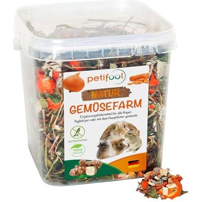 petifool roditori di complemento mangime Verdura Farm, Naturale e Conigli Cibo Sano, 1er Pack (1 X 500 G) petifool roditori di complemento mangime Verdura Farm, Naturale e Conigli Cibo Sano, 1er Pack (1 X 500 G)