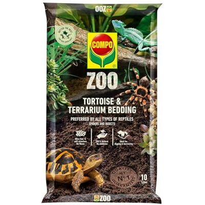 Compo ZOO Lettiera per tartarughe e terrari, 10 litri Compo ZOO Lettiera per tartarughe e terrari, 10 litri