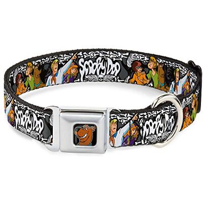 Buckle-Down Buckle Down 9 – 38,1 cm sdc-Scooby Doo Face Full Color Nero Dog Collar Buckle-Down Buckle Down 9 – 38,1 cm sdc-Scooby Doo Face Full Color Nero Dog Collar