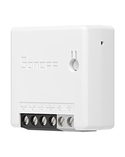 Sonoff Smart switch ZBMINI ZigBee, interruttore a 2 vie, compatibile con Alexa, SmartThings Hub, Philips Hue Bridge, Google Home e  ZBBridge, necessario hub ZigBee 3.0 gateway, 10 A/2.200 W