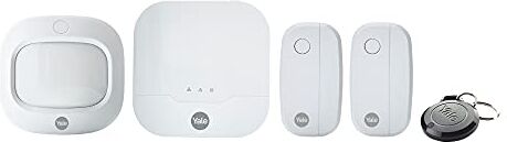 YALE Allarme Sync Smart Home IA -311, con sensore porta finestra, rilevatore di movimento, portachiave e localizzazione, funziona con Alexa, Google Assistant e Philips Hue.