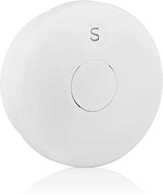 Smartwares Rilevatore di Fumo con Pulsante di Prova e Modalità Silenziose, Sensore Fotoelettrico 10 anni, Batteria Sostituibile 1 Anno  , Bianco