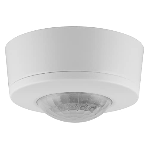 LEDVANCE Ceiling IP44 360 Deg IP44 Sensore per Ambienti Interni/Esterni, Bianco